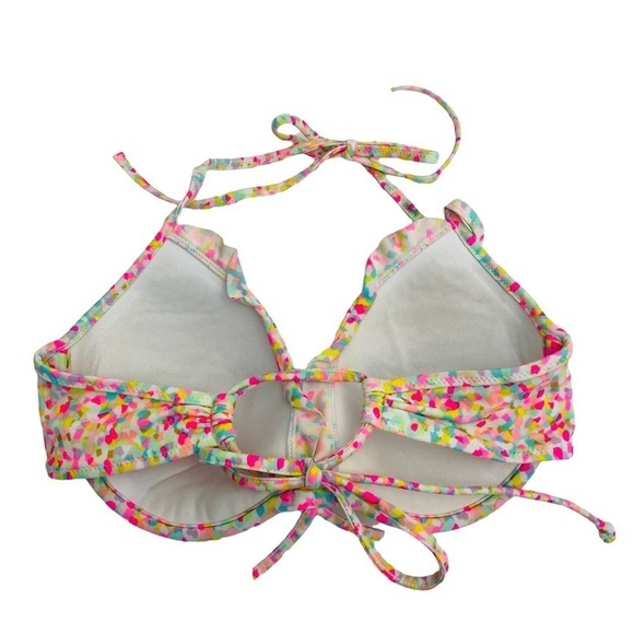 ⚡️ LAST CHANCE MARKDOWN !⭐️✨VICTORIA’S SECRET Swim Top Bikini 34C Pink Neon - Picture 4 of 11